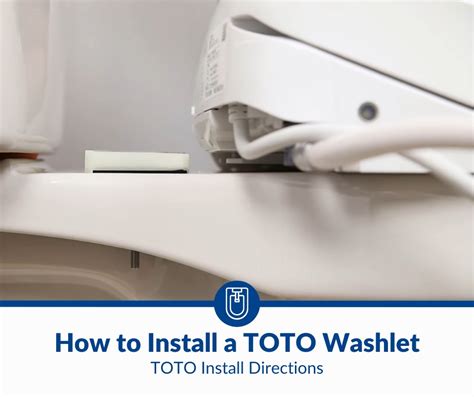 how to install toto washlet